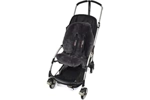 HAPPY FROG 2011 SHEEPSKIN BUGGY PUSHCHAIR PRAM CAR SEAT LINER MAT 100% NATURAL MODERN 5 cm Fur
