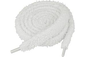 Endoto 16MM Lacet Fluffy Peluche pour Chaussures, Lacets Plush Fourrure épaisses Furry Fuzzy Shoelaces Laces