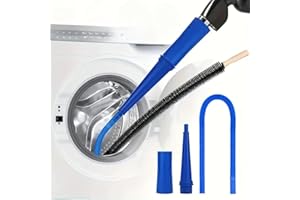 KSVS Kit de Limpieza de ventilación de secador, Accesorio de vacío, removedor de Pelusas de secador Flexible y Cepillo de Pelusa de secador Flexible