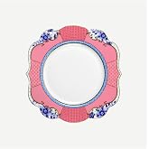 Pip Studio Royal Pembe Porselen Pasta Tabağı 17 Cm