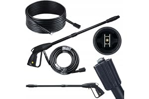 Högtryckspistol med Vario-munstycke och 5 m slang 1/4 tum M22x1,5 – ersättning för högtryckstvätt Kärcher K2–K7