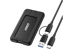 JOIOT 1TB Portable SSD - Up to 2000MB/s USB-C 3.2 Gen 2x2 External SSD Drive with Protective Case for PC/Mac