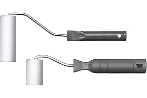 Zestaw wałków malarskich Marabu, zestaw 2 wałków piankowych o średnicy 5 cm i 10 cm, z metalowym uchwytem i plastikową rączką, do szablonów i malowania, 0290000000002