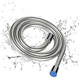 Flessibile Doccia in PVC Tubo Doccia 1.8m Cinque Strati Bagno Doccia Doccetta di Ricambio a Tenuta Cromato Anti-esplosione e 