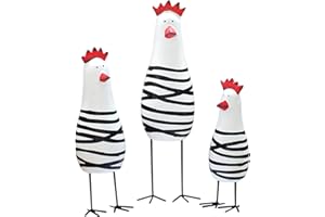 NOTAKIA GAOBEI Estatua de Escultura de Resina para decoración del hogar, Accesorios de decoración del hogar, Estatua de pájaros de Flamenco, para Sala de Estar, Madera, Linda Pollo