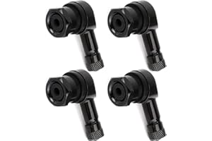 CHARSHIU 4Pcs 11,3 mm Motorrad Felgenventil Adapter Motorrad Winkelventil Aluminiumlegierung Motorradventile Motorrad Ventiladapter CNC Reifen Ventil Ventiladapter Reifenventilverlängerung für Motorrad
