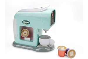 SAINSMART JR. Infunbebe Jeeves Jr.Enfants Café Machine Jouet Électronique Fait Semblant Jeu avec Tasse Et Café Capsules Mon Premier Cuisine Appareil pour Tout-Petits
