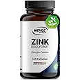 Wehle Zink Tabletten 365 hochdosiert (25mg pro Tablette) Mehrfacher Preis-Leistungs Sieger 2020* - Premium Zinc Bisglycinat -