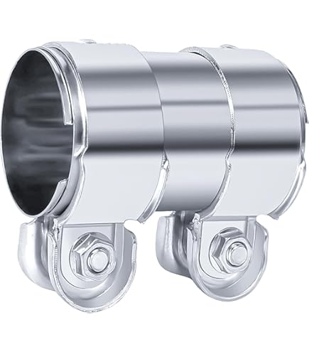 Takpart Morsetto Tubo Scarico Doppio - Diametro 65mm X 125mm Per Auto