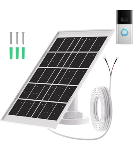 Ring Solar Panel Wasserstein Solar Charger Mount Compatible With