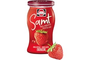 Schwartau Samt Erdbeere, Fruchtaufstrich ohne Stücke & ohne Kerne, 270g