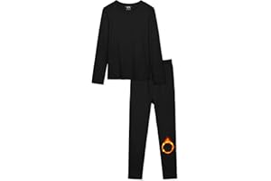 VZV Thermounterwäsche Kinder Mädchen Innenfleece Skiunterwäsche Kinder Funktionsunterwäsche Sets Thermo Unterwäsche Thermounterhemd und Thermo Leggings für Mädchen