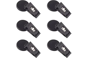 Hezhou 6 Pezzi permessi di parcheggio Porta biglietti Parabrezza porta biglietti parcheggio Porta note Finestrino auto Visiera parasole Occhiali Clip Card Morsetto per parabrezza e banconote per auto