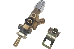 EARTH STAR METER STAR Vannes de sécurité en laiton pour barbecue avec aimant Orkli Sortie de gaz avec filetage 7/16"-20UNF