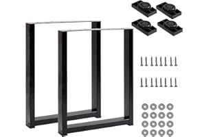 ‎THANADDO Thanaddo 2 Stück Tischbein Metall Möbelfüße für Sitzbank, Industrial Tischgestell Tischkufen, Tischbeine für DIY Sitzbank, Esstische