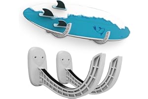 TWO STONES Rack da Parete per Tavola da Surf | Supporto per Stoccaggio (Grigio)