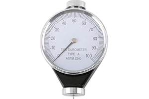 MLMLH Probador de Dureza de Goma, Shore A Durómetro, Medidor de Durómetro 0-100 HA, con Estuche de Almacenamiento, para Medición Precisa