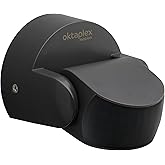 Oktaplex Bea Bewegungsmelder Aussen IP65 schwenkbar 180° Infrarotsensor 10m Reichweite 230V anthrazit mit Dämmerungssensor