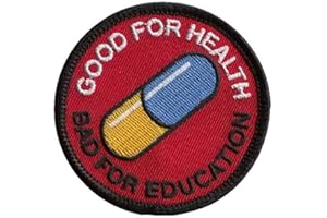 Titan One Europe Tactical Akira Good for Health Bad for Education Black Patch Tactique Écusson