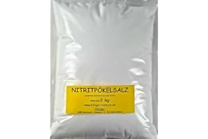 HILLIGER Pökelsalz Nitritpökelsalz Nitrit Salz Pökelsalz zum Pökeln, Pöckelsalz NPS GUSTOSAL Menge 2 kg