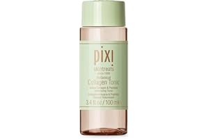 Pixi Botanical Collagen Tonic, Volumizing & Hydrating Toner, Enhanced with Peptides & Botanicals to Firm & Revitalize, Alcohol-Free Daily Moisturizing Toner, 100 Ml 3.4Oz
