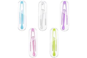 BOBOZHONG Removedor de Insertador de Lentes de Contacto,5 piezas Pinzas para Lentes de Contacto,Removedor de Lentes de Contacto,para Viajes y Actividades Al Aire Libre