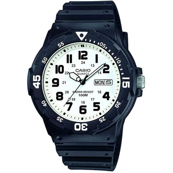 Casio Orologio Uomo Analogico MW-620H-3AV, Cinturino In Resina, 100m Impermeabile, Illuminatore LED - 4