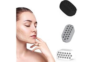 Ikadiya 3 Pièces Jaw Exerciser, Machoire Musculation, Exercice de Mâchoire, Visage, Outil de Mastication du Cou, pour Renforcer et Resserrer la Mâchoire et Le Cou