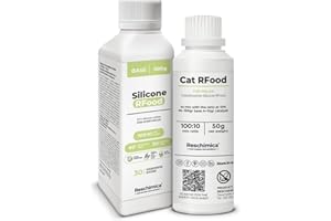 RESCHIMICA Caoutchouc silicone alimentaire R FOOD | Moules pour aliments DIY | Silicone non toxique certifié | Facile à utiliser à la maison | Pour chocolats, pâte à sucre, glace, gaufres et plus (500 gr)