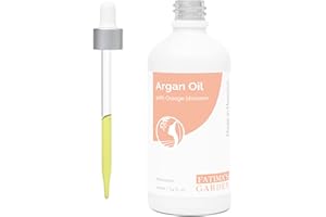 FATIMA'S GARDEN Fatima’s Garden Huile d'Argan Bio à la Fleur d'Oranger, 100ml - Hydratant Anti-Âge