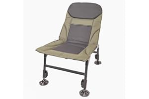 TCTNT Premium Fishing Carp Coarse Camping Chair With Large Adjustable Mud Feet