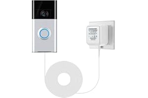 PANTHEM Adaptador de fuente de alimentación y cable adaptador de red Smart Home accesorio compatible con timbre de puerta 2 Pro (8 m sin enganche)