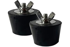 Goldyida Korki zimowe do basenu, wytrzymałe, trwałe, ze stali nierdzewnej, do rur odpływowych, gumowych korków do basenów (32-38 mm)