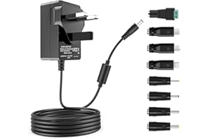 TKDY 5V 3A Power Supply,5 Volt 3A 2.5A 2A 1.5A 1A 0.5A 0.3A AC DC Adapter for Android Tablets Webcam Digital Cameras Routers Toys Recorder Bluetooth Speaker TV Box GPS and More 5V Electronics