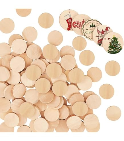 FINGERINSPIRE 70 stuks houten schijfjes schijven 2,5 cm ronde MDF-basis voor doe-het-zelf miniaturen cirkel houten plaat onafgewerkte houten stukken voor doe-het-zelf sleutelhanger schilderij FINGERINSPIRE 70 stuks houten schijfjes schijven 2,5 cm ronde MDF-basis voor doe-het-zelf miniaturen cirkel houten plaat onafgewerkte houten stukken voor doe-het-zelf sleutelhanger schilderij