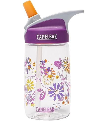 Camelbak Eddy+ Kids Borraccia 14Oz - Design Colorblock Farfalle, Cannuccia Antigoccia - Foto 10