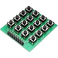 sourcing map 4x4 Matrix 16 Keypad Keyboard Module 16 Button Mcu