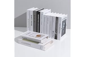 YSOOUA Libros Decorativos Moda Libros de Imitación Plegables para Exhibición 4PCS Libros Decoracion Libros De Exhibición Falsos para Decoración De Estantería De Mesa De Centro del Hogar (E)