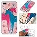 Produktbild iPhone 7 PLUS / iPhone 8 PLUS Hülle,Fanryn Schutzhülle / Cover / Case Bunte Muster Weich TPU Handy Hülle Etui Cover Protective Shell Soft Schutzhülle Telefon Kasten für Apple iPhone 7 PLUS / iPhone 8 PLUS – Paar Einhorn