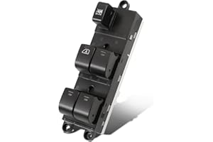 MangWany Interruttore Alzacristalli Elettrico Pulsantiera Alzavetri per Qashqai +2 J10 JJ10 Navara D40 Pathfinder 2004-2016 25401-EB30B 25401-JD001 Anteriore Sinistro