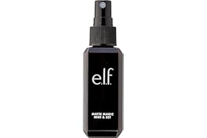 ‎E.L.F. e.l.f. Matte Magic Mist & Set, leicht, langanhaltend, mattierend, kontrolliert den Glanz, erfrischt, spendet Feuchtigkeit, hält den ganzen Tag lang, Vegan & tierversuchsfrei