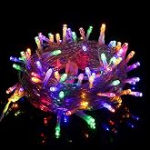 Robeve 10 Meters 100 LED Plug LED Light RGB Mixed Color Christmas Led Light Decor Lamp Christmas Tree Light Organization LED