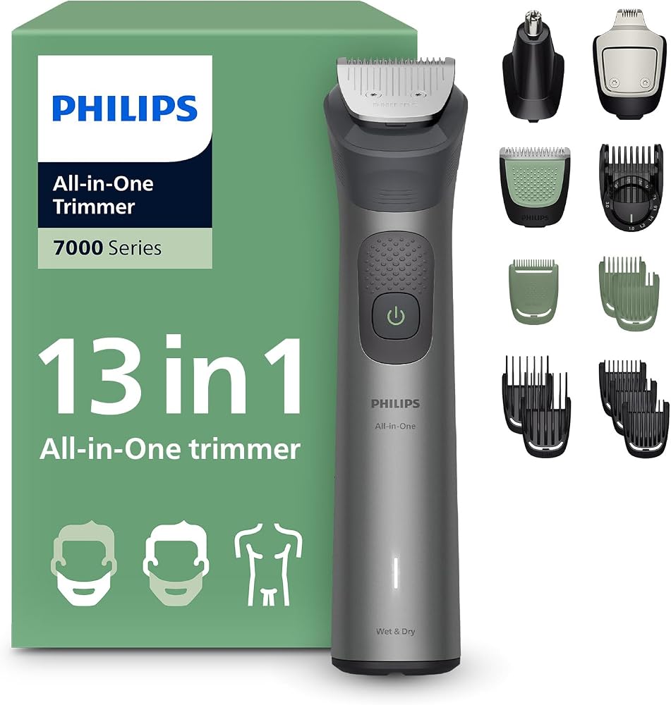 Philips 7000Serisi 13in1, Erkek Bakım Seti,Yüz/Saç/Vücut/Sakal Tıraş Makinesi, Islak&Kuru, MG7922/15