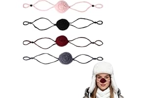 Sinbana 4pz Maschere Scalda Naso Invernali, 4 Colori Comode e Calde Fatte a Mano Elastiche e Regolabili per Donne Uomini Sci attività All'Aperto Tempo Freddo