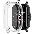 M.G.R.J® Soft TPU Front Protection Case Cover for Amazfit GTS 2 New version (2022) / Amazfit GTS 2 / GTS 2E Smart Watch (Flexible|Silicone|Transparent)