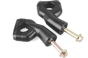 AUSMILA Nero Moto Anteriore Manubrio Riser Kit Per Triumph Bonneville T100 T120