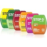 Stop-O Power Bag Bathroom Air Freshener - Assorted Pack|Long-Lasting Mixed Fragrances - Apple Cinnamon,Melon,Tangerine,Amber 
