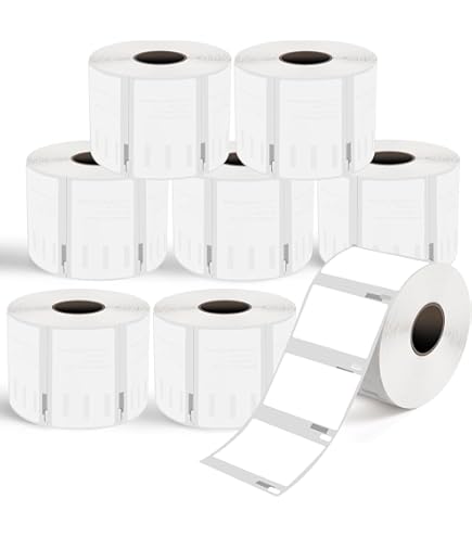 Printing Pleasure 2 X Rolls Compatible With Dymo Seiko 11354 57mm X 32mm Removable Multifunctional Labels (1000Pcs/Roll) For Dymo LabelWriter 4XL 450 400 330 320 310 Twin Turbo Duo Seiko - View #4