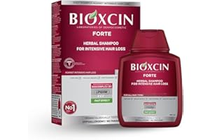 BIOXCIN Hair Loss Shampoo Daily Care Treatment for Men &Women, Sensitive Scalp Formula Herbal Shampoo for Hair Growth, Complete Care Thickening & Nourishing Conditioner Intensive Hair Loss 300ml Red