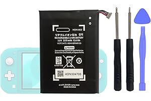 HIGHAKKU Batterie de Remplacement HDH-003 Compatible avec Switch Lite HDH-001 Game Console